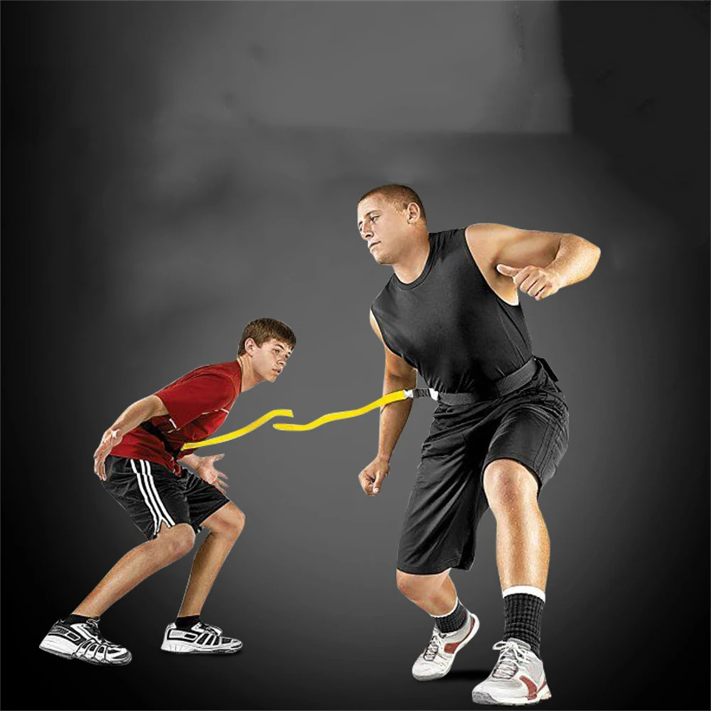 Speed Reaction Belt Waist Resistance Band for Football Baseball Basketball Volleyball Soccer Agility Defensive Training Assist