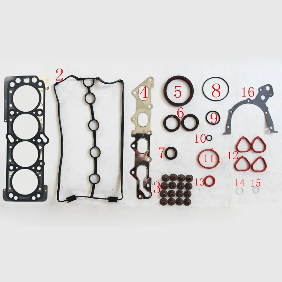 F14D5 F14D3 F16D3 For DAEWOO KALOS LACETTI METAL Engine Gasket Engine Rebuilding Kits Engine Parts Full Set 52261100 Mechanging