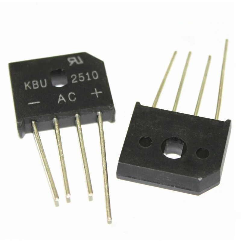 5PCS KBU2510 KBU-2510 25A 1000V Diode Bridge Rectifier ZIP