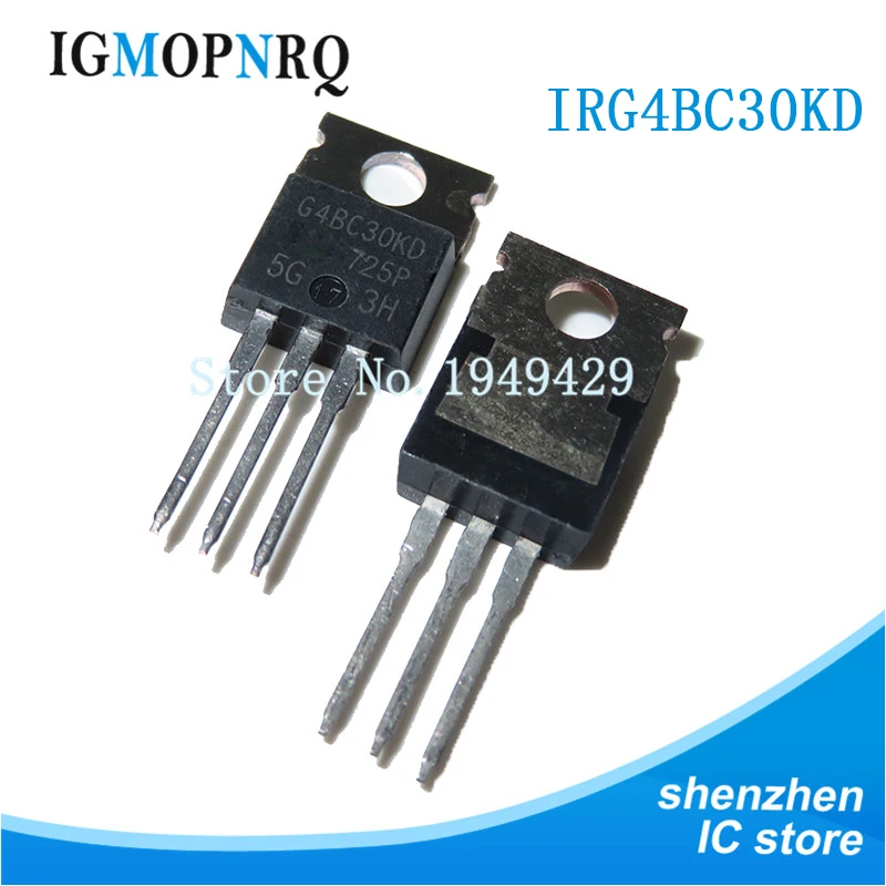 10PCS IRG4BC30KD TO-200 IRG4BC30 TO220 G4BC30KD 600V 16A new