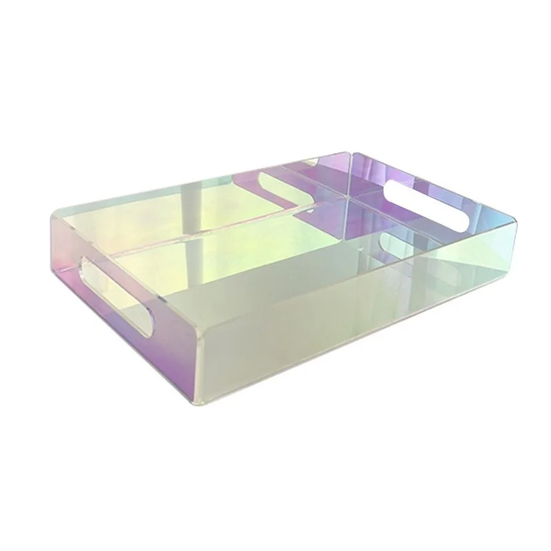 File received desk  office desktop organizer Tray Clear Cosmetic Storage Collection Container Acrylic Makeup storage drawers