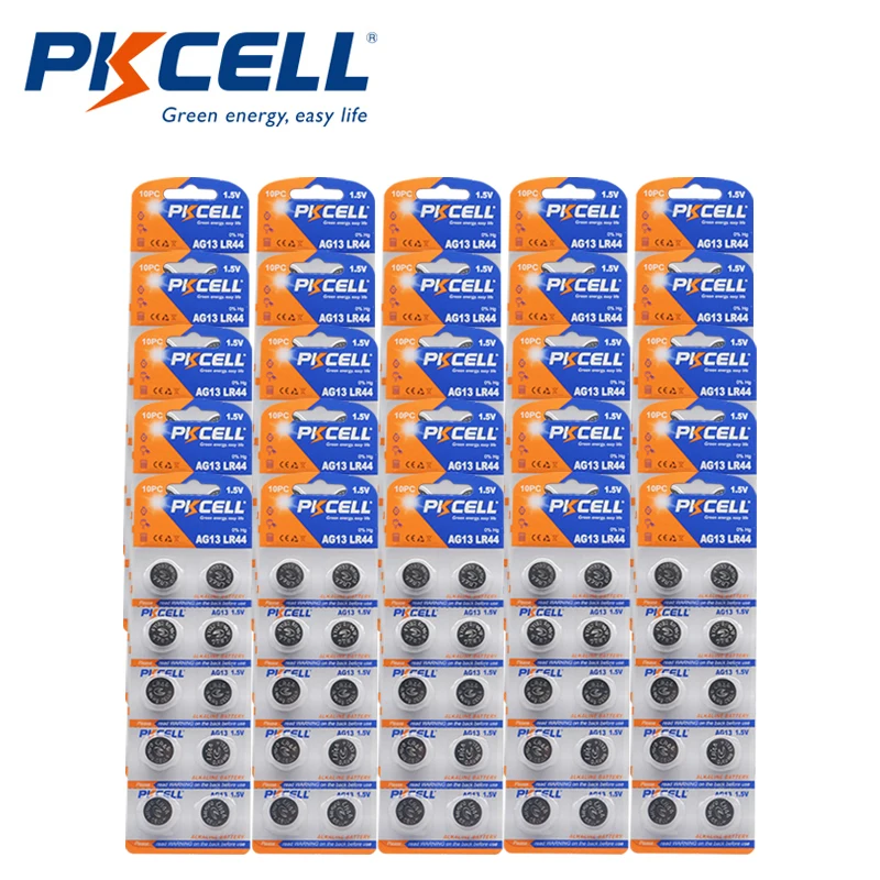 250 x G13 Infrared thermometer Batteries PKCELL 1.5V AG13 357A A76 303 LR44 RW82 RW42 Alkaline Cell Button Battery