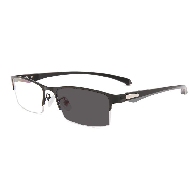 Men Business Photochromic Multifocal Reading Glasses Women Office Anti Blue Ray Progressive Prescription Eyewear Shade the sun