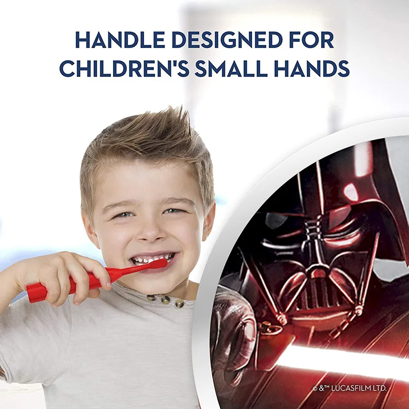 Oral B Kid Của Bàn Chải Đánh Răng Xoay Đầu Bàn Chải Lông Mềm Nhẹ Nhàng Răng Miệng Sạch Sẽ AA Pin Điện Bàn Chải Đánh Răng Cho Trẻ Em độ Tuổi 3 +