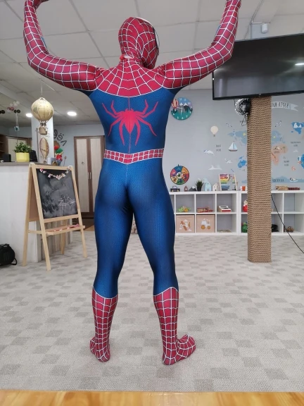 Raimi-disfraz de Spiderman para adultos, traje de Peter Parker, Spandex, estampado 3D, traje de Halloween, mono de superhéroe, trajes Zentai