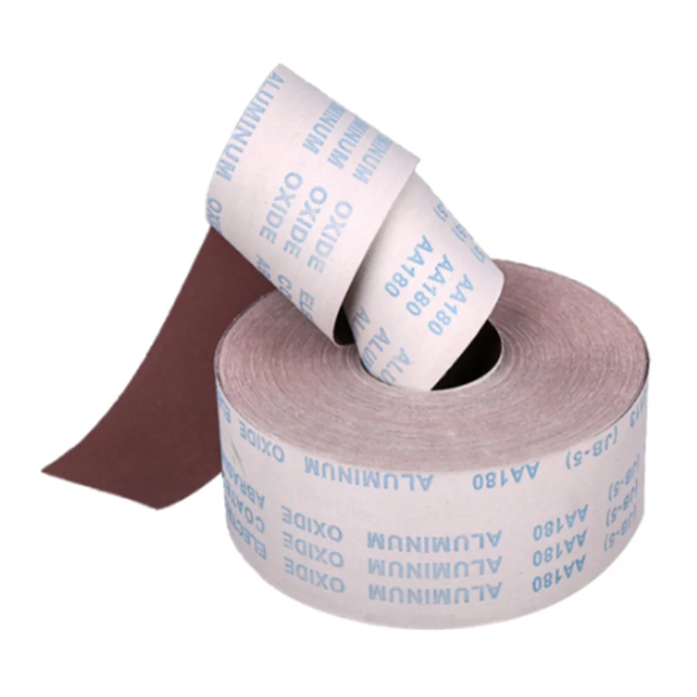 1 metro Smeriglio Rotolo di Stoffa di Lucidatura Carta Vetrata Per La Molatura Lucidatura Strumenti di Lavorazione Dei Metalli 60/80/100/120/150/180/240/320/400/600