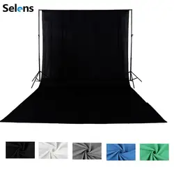 Photography Background Backdrop Seamless Muslin Cotton 5 Color Screen Chromakey Background Cloth For Photo Studio Video