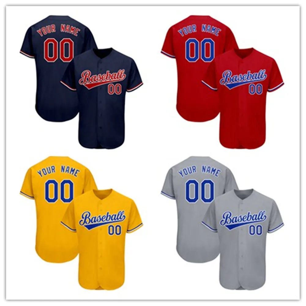 Custom Multi Color Baseball Jersey for Athlete ，Dropship Baseball Jerseys Print，Personalize Team Mesh Sporting Shirts