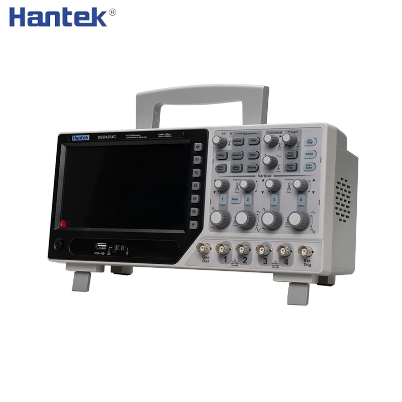 Hantek DSO4084C DSO4104C DSO4204C DSO4254C Digital Oscilloscope 4CH 80-250 MHz 1GSa/s +1CH Arbitary Function Waveform Generator