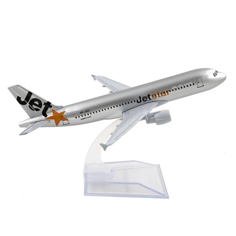 

1/400 масштаб самолета Airbus A320 Jet Star Airways 16 см модель самолета из сплава игрушки для детей подарок для коллекции