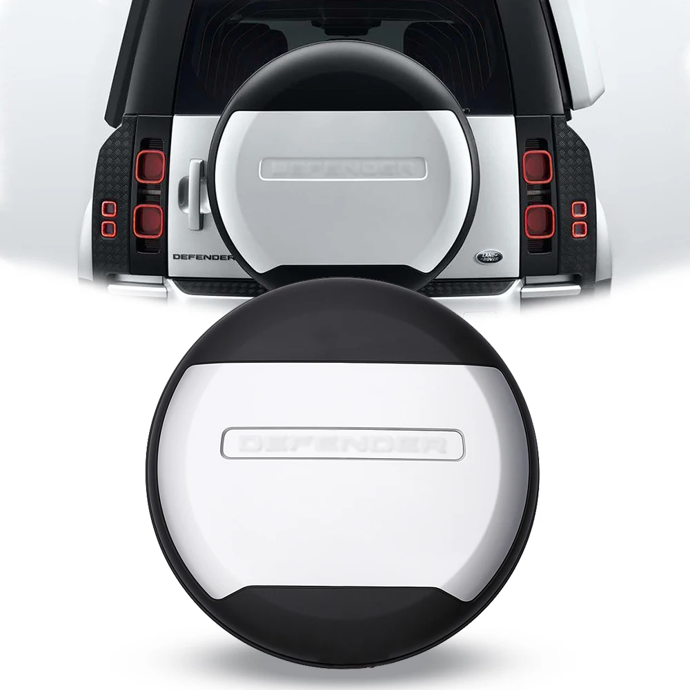 Car Accessories Plastic Spare Tire Cover Protector Fits for Land Rover Defender 90 110 2020-2023 Auto Accessoires