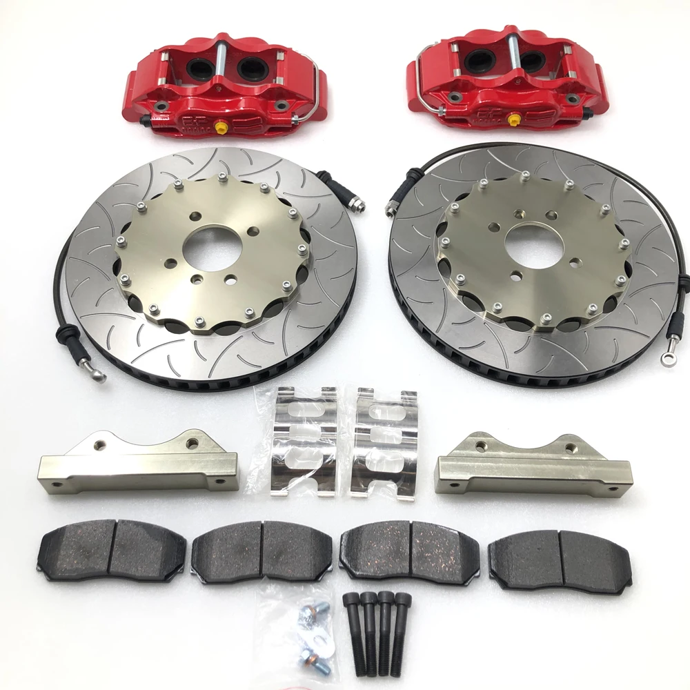 

Jekit factory customized the brake system 355x25 rotor with aluminum center cap and bracket for the BMW-E92 M3-18inch rear wheel