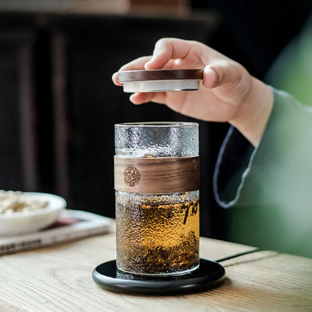 Heißer USB Elektrische Powered Tasse Wärmer Heizung Pad Heißer Platte Kaffee Tee Milch Becher Stecker Weiß Haushalt Büro Desktop Liefert – Detail 3