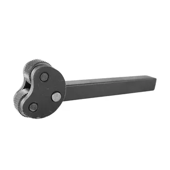 1 adet taşınabilir çok fonksiyonlu tırtıllı çelik tırtıllı Knurl tekerlek aracı torna kesici