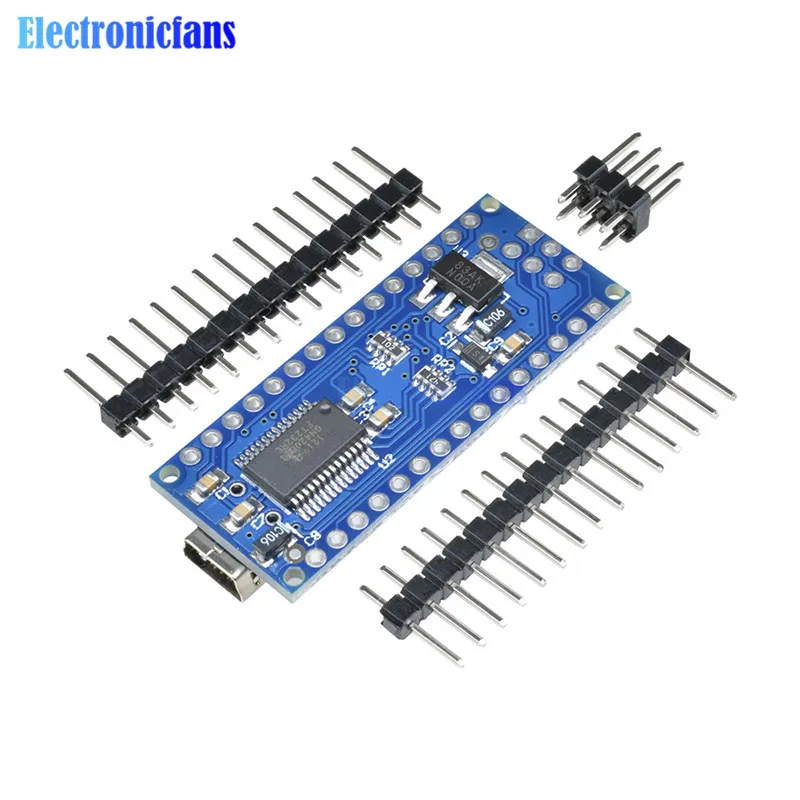 Mini USB Nano V3.0 3.0 FT232 Chip ATmega328 Atmega328p mikrokontroler 16M 16MHZ moduł tablicy dla Arduino R3 z pinami DIY