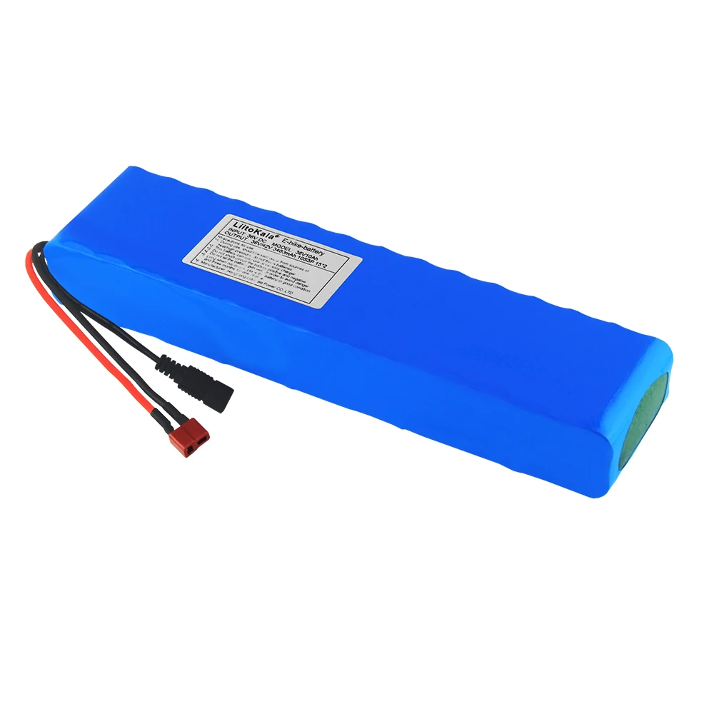 LiitoKala 36V 10Ah 600watt 10S3P lithium ion battery pack 15A BMS For xiaomi mijia m365 pro ebike bicycle scoot XT60 T Plug