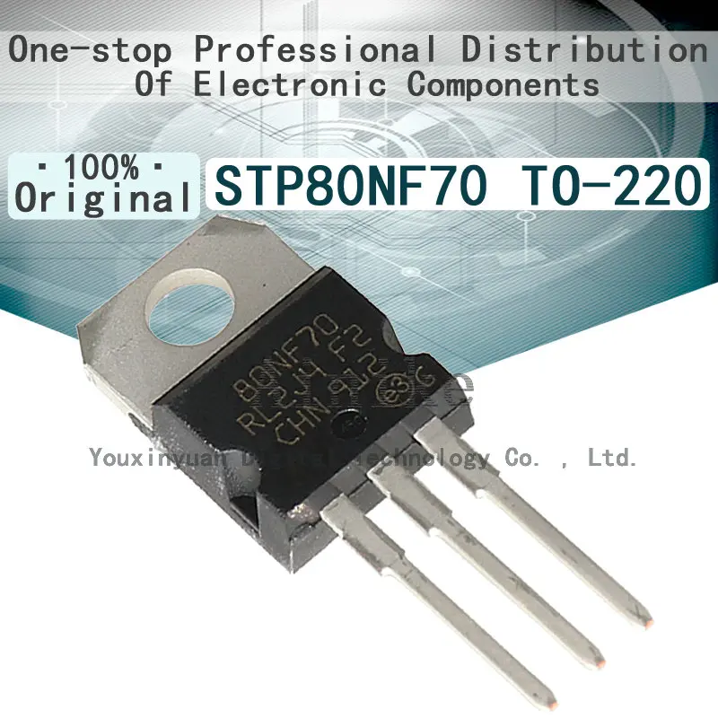 10/Pcs New Original STP80NF70 80N70 TO-220 80A 70V MOS field effect