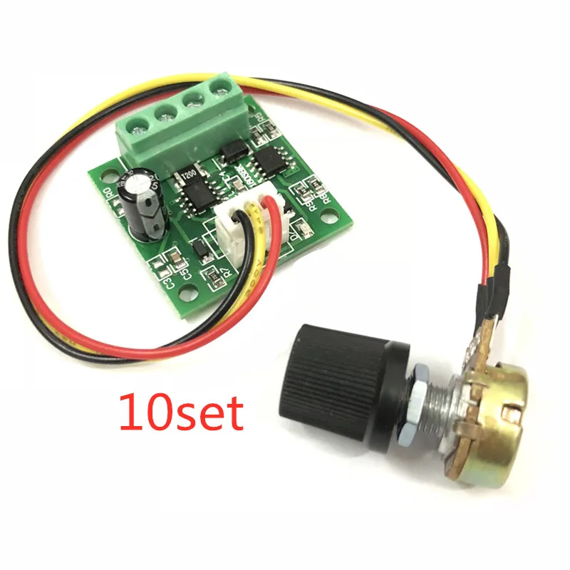 

10set NEW PWM 1.8V 3V 5V 6V 12V 2A DC 1.8V to 15V 2A Mini PWM Motor Speed Controller Regulator Module L15 1803BW