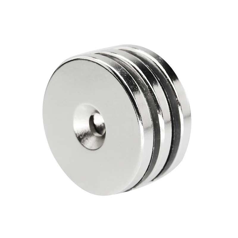 30x4-5mm Neodymium circular rare earth Magnet NdFeB Powerful ring hole Magnets Round crafts 30*4-5mm