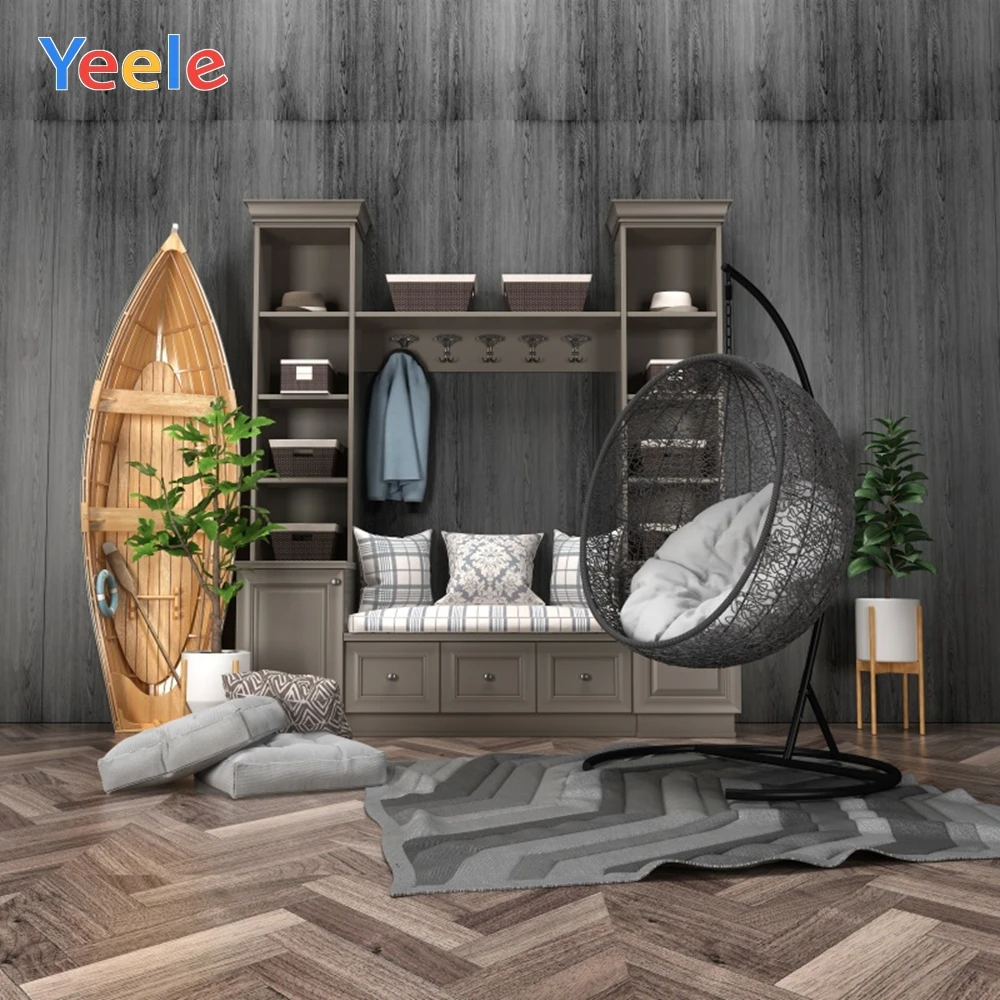 

Room Interior Vintage Boat Sea Theme Wood Floor Baby Backdrop Photography Background For Photo Studio Vinyl Photophone Shoot