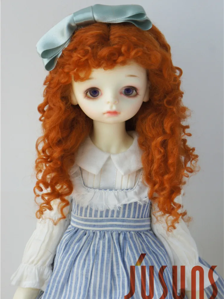 D28002 Extremrly Longe curly  Monghanjuc Mohair BJD wigs  6-7