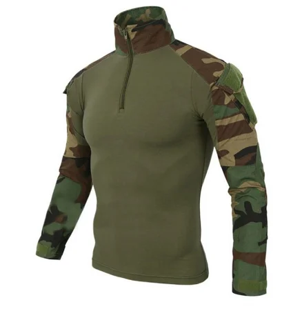 Uniforme militaire tactique de l'armée, Camouflage Airsoft, chemises de Combat prouvées, assaut rapide, chemise à manches longues, frappe de Combat