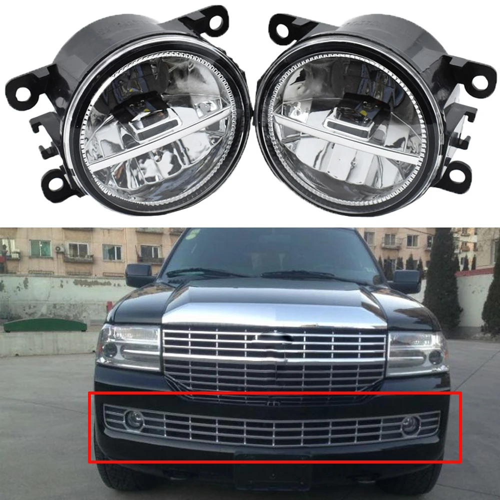 2x Brandnew High Quality Fog Light For Lincoln Navigator 2007 2008 2009 2010 2011 2012 2013 2014 2015 Fog Lamp Foglights