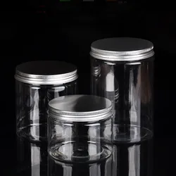 Clear Plastic Jar and Lids Empty Cosmetic Containers Makeup Box Travel Bottle 30ml 40ml 50ml 60ml 80ml 100ml 120ml 200ml 250ml