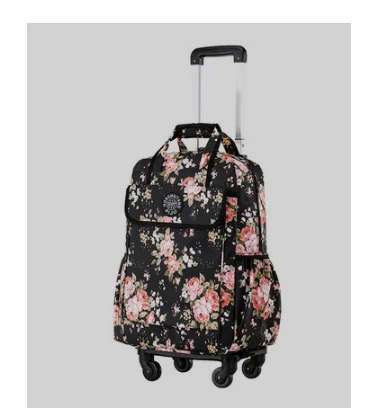 Women 20 Inch Rolling Luggage Bag Suitcase Cabin Business Travel trolley bags women Luggage Baggage bag Wheeled backpack bags