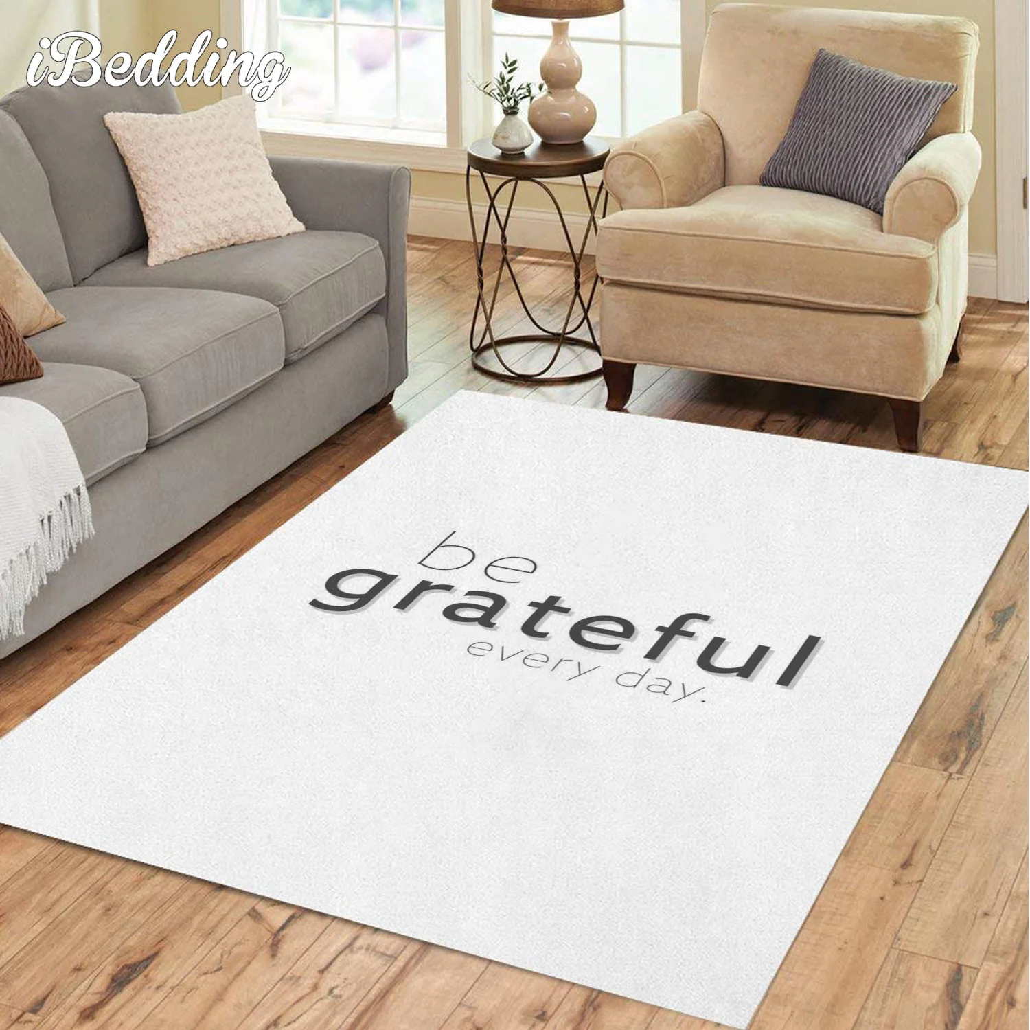 Solid Letter Series Rugs and Carpets for Home Living Room Large Area Rug Cartoon Anime Floor Mat Teenager Bedroom Decor