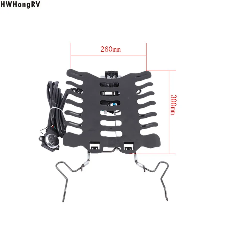 Hwhongrvランバーエレクトリックサポートは、車の背もたれの自動シート内蔵取り付けに適しています