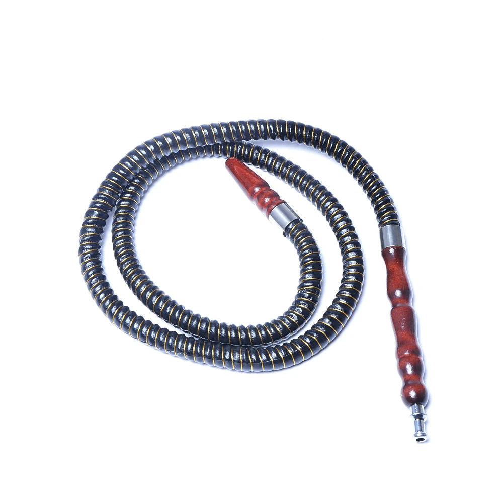 DEJAYA Synthetic Leather Hookah Hose Shisha Pipe Cachimba Waterpijp Provost Chihcas Narguile Accessories 1.2m