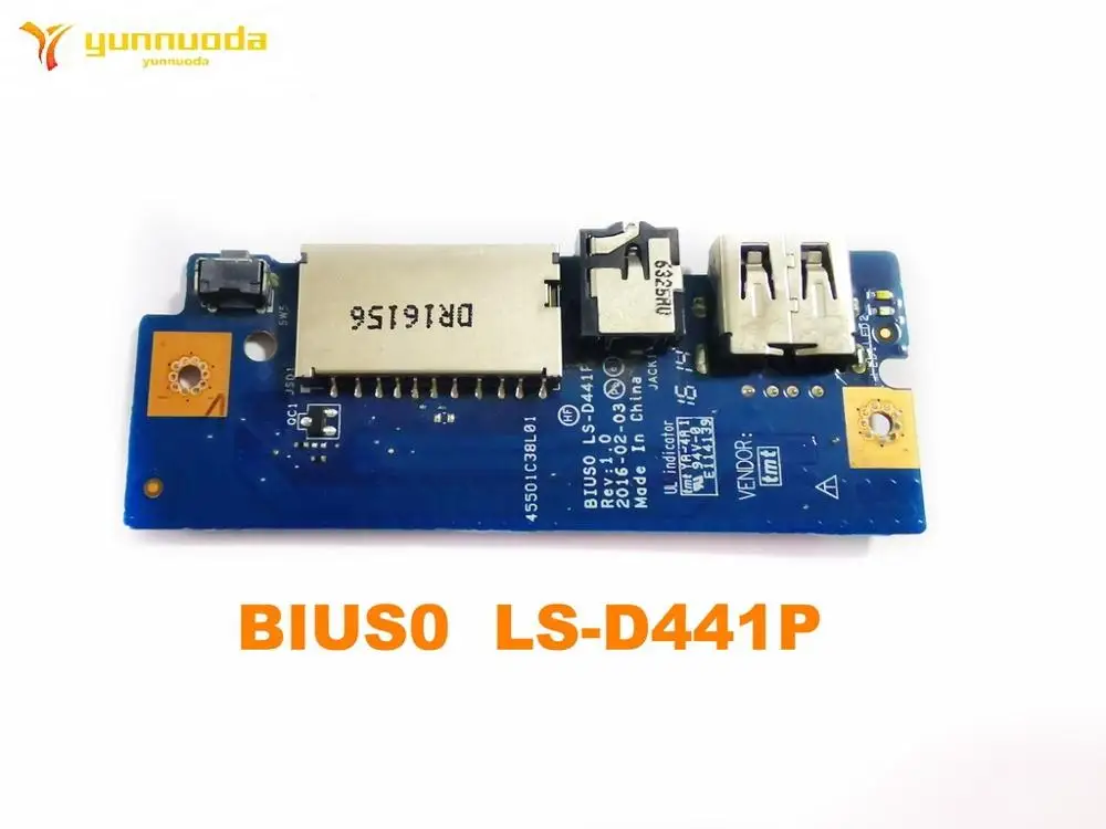 Original for Lenovo 510S-13ISK 510S-13 USB AUDIO BOARD BIUS0  LS-D441P  tested good free shipping