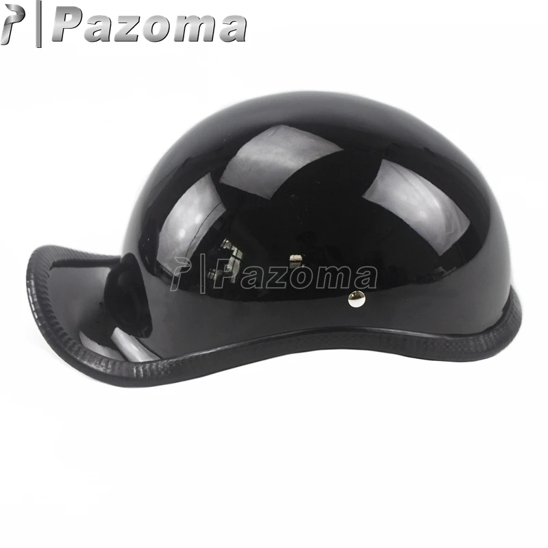 3 Color Adult Half Face Motorcycle Helmet Cafe Racer Scooter Cruiser Chopper Helmet ABS Plastic No Mushroom Head Leisure Helmets