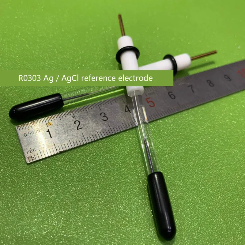 Silver silver chloride reference electrode. R0303 Ag / AgCl reference electrode. Removable and liquid filled.