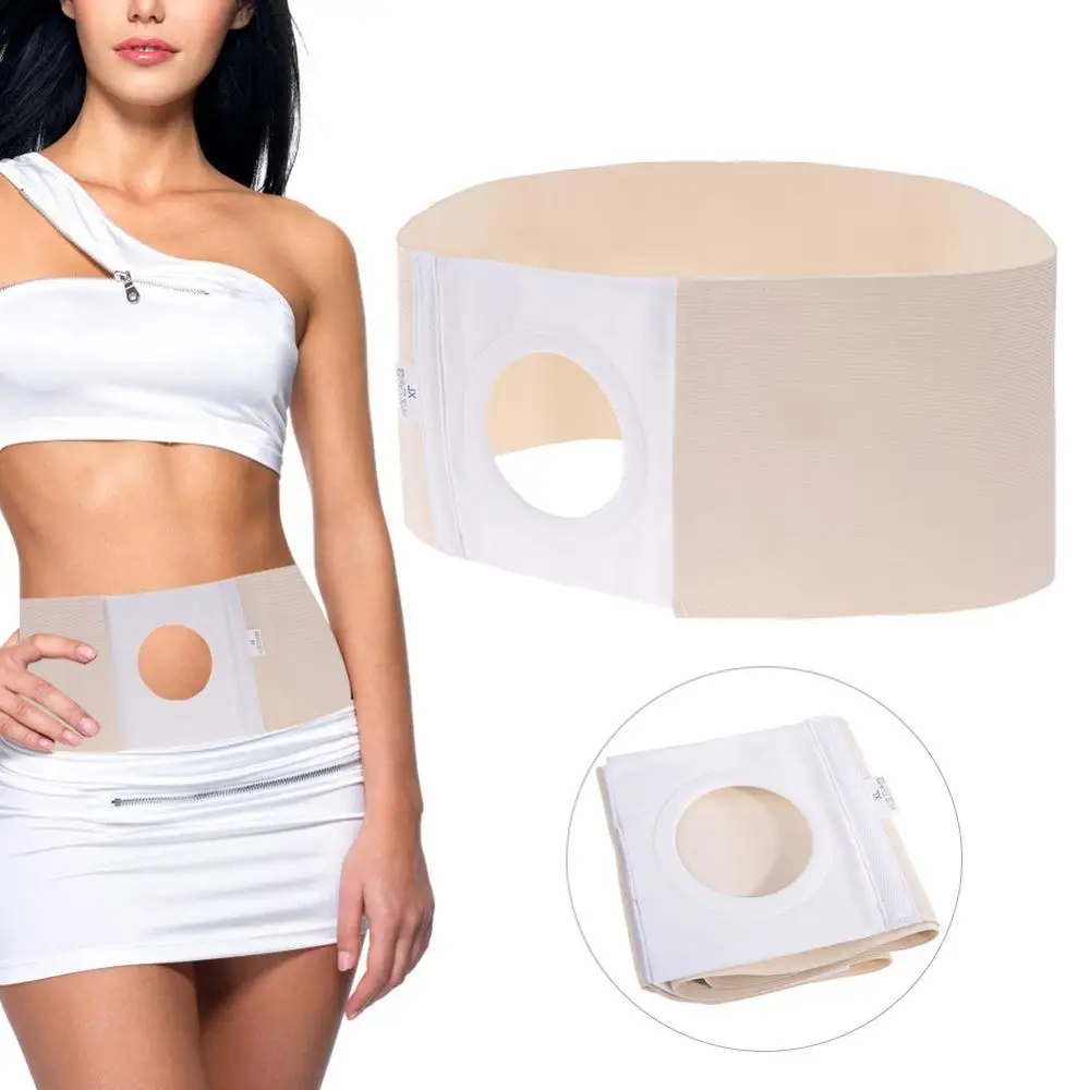 

Ostomy Abdomen Belt With Stoma Elastic Prevention Care Medical Abdomen Belt With A Hole Unisex Ostomy Hernia Binder Brace 3 Size