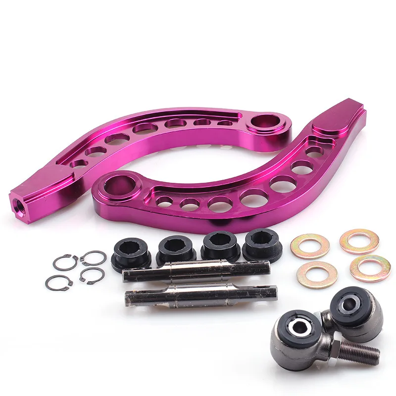 1Set Car Aluminium Rear Camber Kit Lower Control Arm Subframe Brace Tie Bar Camber Arm Kit For Honda Civic 06-11 Car Accessories