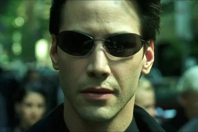 Klassische Matrix Agent Smith Stil Polarisierte Sonnenbrille Männer Coole Nieten Marke Design Sonnenbrille Oculos De Sol Cosplay Prop – Detail 2