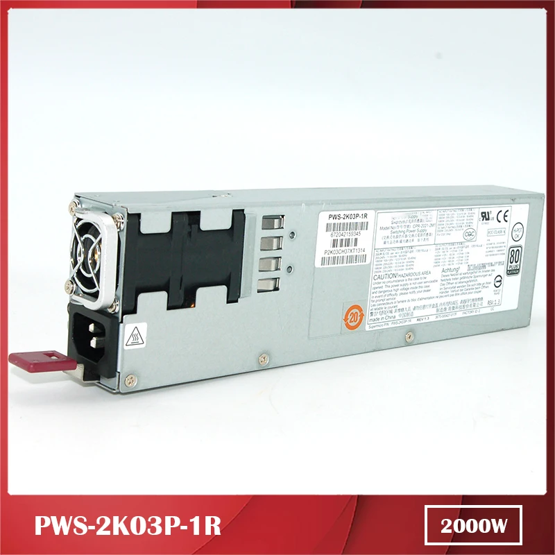 PWS-2K03P-1R  For Server Power Supply for Supermicro 4028GR 2000W CPR-2021-2M1 100% Test Before Delivery