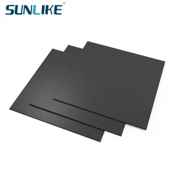 200mm X 300MM Matte Surface 3K Carbon Fiber Sheet  Plate Panel 0.5mm 1mm 1.5mm 2mm 3mm 4mm 5mm High Composite Hardness RC  Model