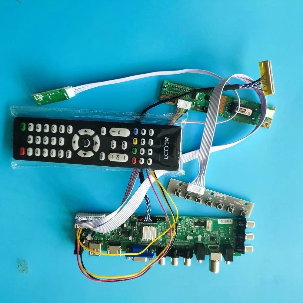 

Kit for LP154W01 TL Controller board 1 CCFL Digital USB Screen monitor AV HDMI VGA 1280X800 15.4" LCD Panel DVB-T TV remote