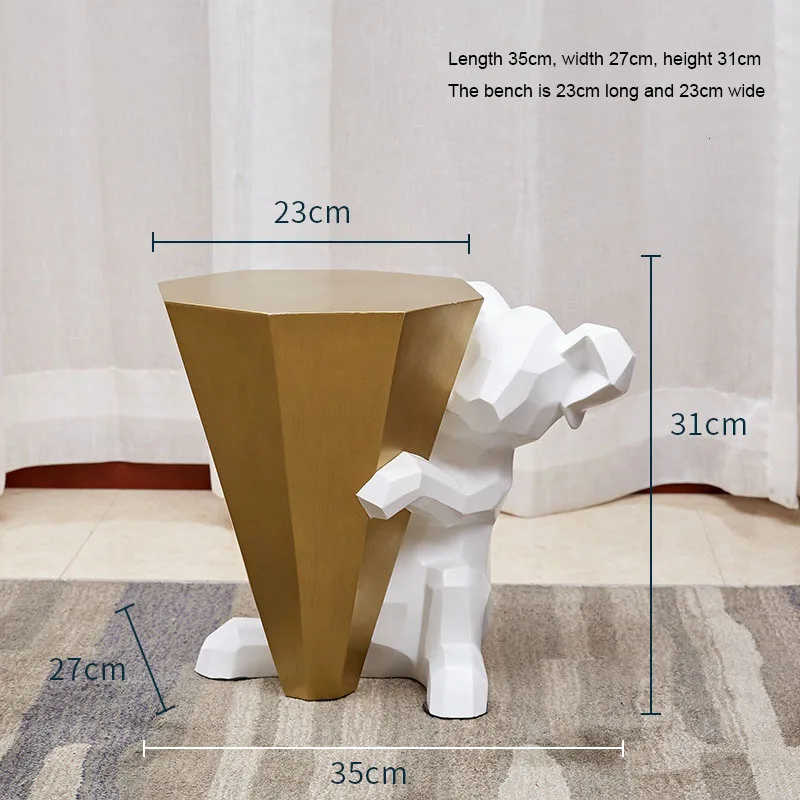 Home Decor Shoes Stool Koala Creative Modern Living Room Door Multi-Function Storage Rack Resin Floor Decoration Sculptures