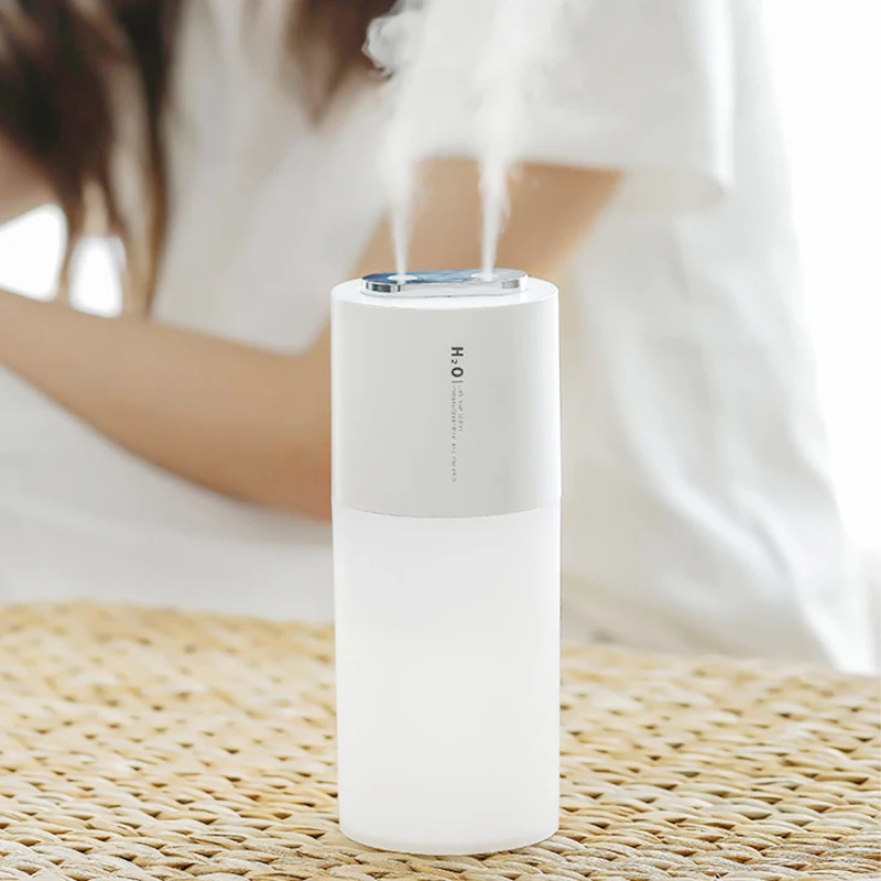 DOROSIN 400ml Luftbefeuchter USB Mini Diffusor Doppel Spray Düse Gebaut-in Batterie Kleine Sprayer Nebel Maker Wiederaufladbare