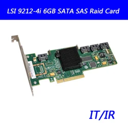 9212-4i 6GB SATA SAS IT/IR 모드 PCI-E 확장 카드, HBA 카드, LSI9212