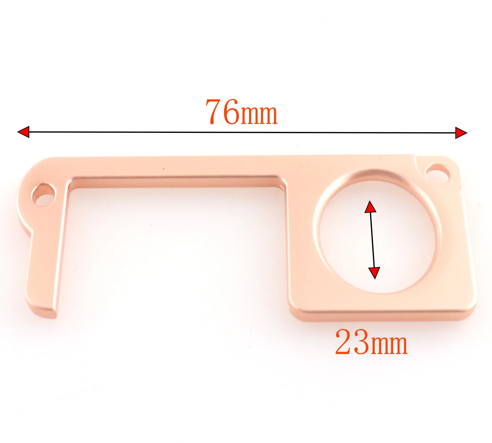 Door Opener Opener Rose Gold Button Pusher Door Hook Hand Free Key Door Handle Antimicrobial Contactless Touchless Tool