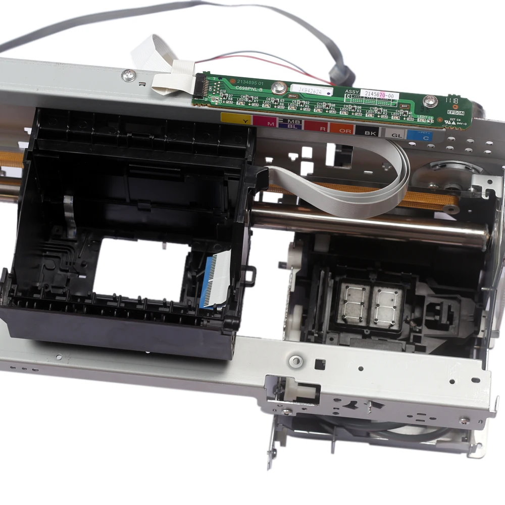 As peças destacáveis do quadro da impressora são compatíveis com Epson R1390 R2000 R1800 R1900 L1800 P400 rack de montagem prateado