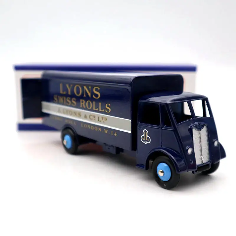 Atlas Dinky 514 Supertoys GUY Van LYONS SWISS ROLLS Truck Blue Diecast Models Car Collection Auto gift