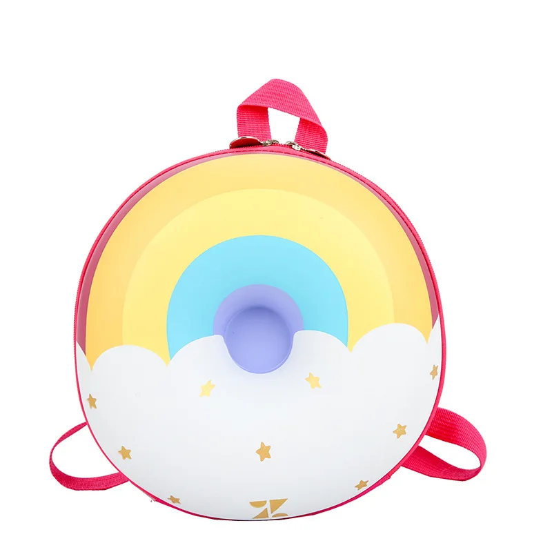 3d Cartoon Rucksack Kinder Junge Mädchen Schult asche schöne Regenbogen Donut Rucksäcke multifunktion ale Kinder Kinder Tasche Festival Geschenke