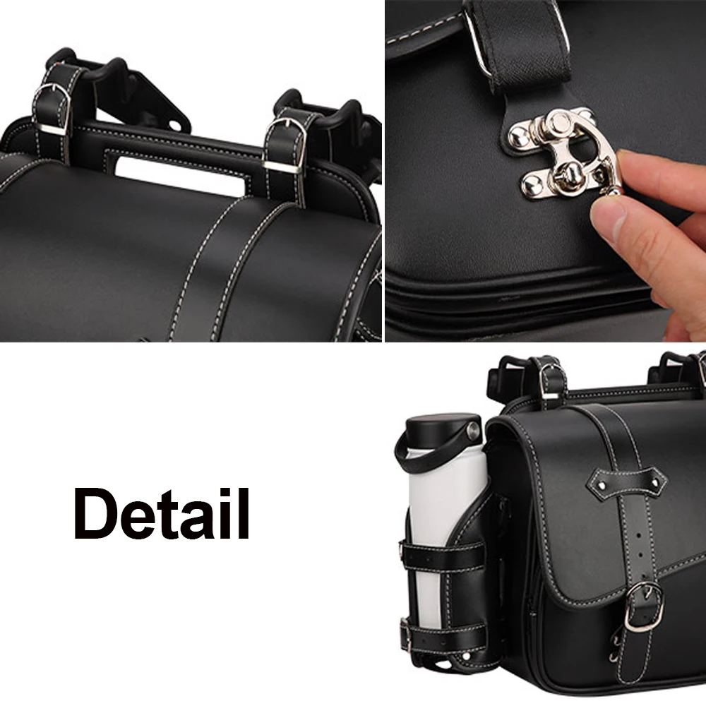 Motorcycle Saddlebag For CMX500 Side Saddle Bag PU Waterproof Saddlebags For Honda Rebel CMX500 250 300 350 500 1100 For Yamaha