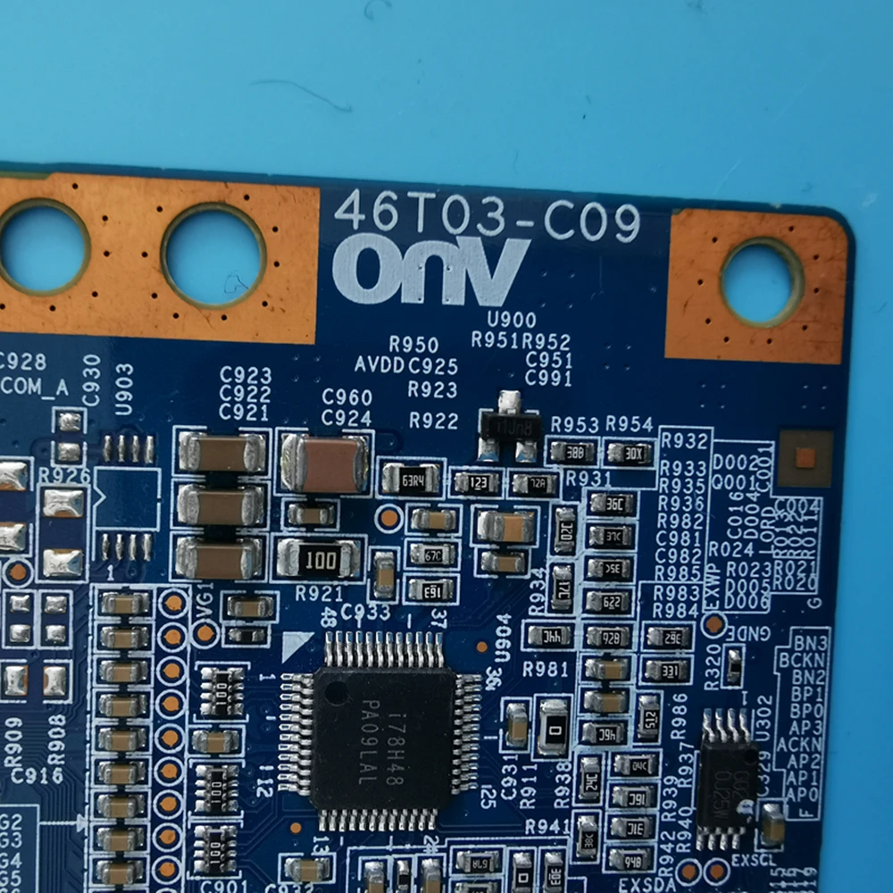 Oryginalny T-CON tablica logiczna T460HW03 VF 46T03-C09 dla LA40C530F1R LE40C530F1W LN40C530F1FXZA LA46C550J1F LE46C580J1F telewizor z dostępem do kanałów